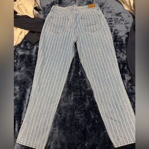 American Eagle Outfitters size 4 pinstriped jeans